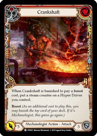 Crankshaft (Red) (DYN101) - Dynasty Rainbow Foil