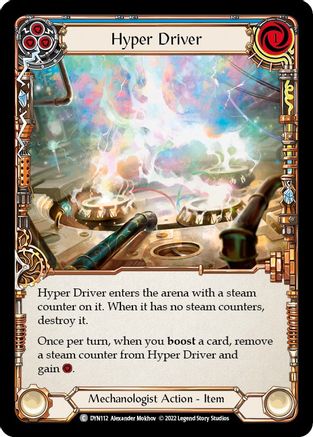 Hyper Driver (Blue) (DYN112) - Dynasty Rainbow Foil