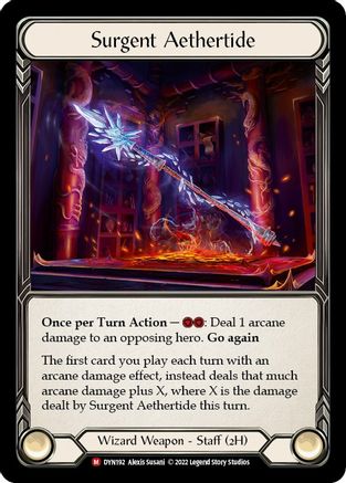 Surgent Aethertide (DYN192) - Dynasty Rainbow Foil