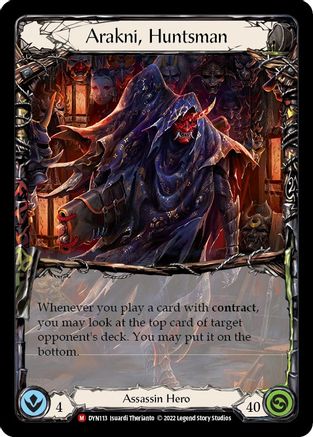 Arakni, Huntsman (DYN113) - Dynasty Rainbow Foil