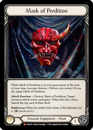 Mask of Perdition (DYN118) - Dynasty Rainbow Foil