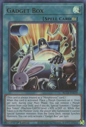 Gadget Box (BLCR-EN019) - Battles of Legend: Crystal Revenge 1st Edition - Premium Yugioh Single from Konami - Just $0.25! Shop now at Game Crave Tournament Store