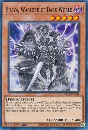 Sillva, Warlord of Dark World (SR13-EN008) - Structure Deck: Dark World 1st Edition - Premium Yugioh Single from Konami - Just $0.25! Shop now at Game Crave Tournament Store