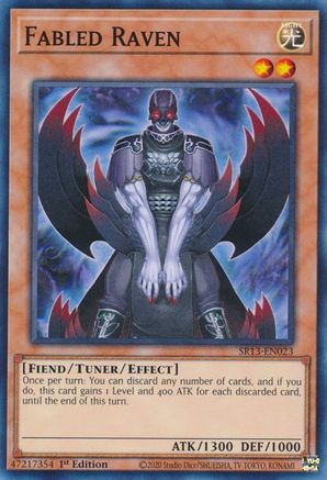 Fabled Raven (SR13-EN023) - Structure Deck: Dark World 1st Edition - Premium Yugioh Single from Konami - Just $0.25! Shop now at Game Crave Tournament Store