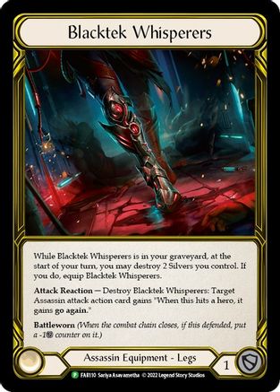 Blacktek Whisperers (FAB110) - Flesh and Blood: Promo Cards