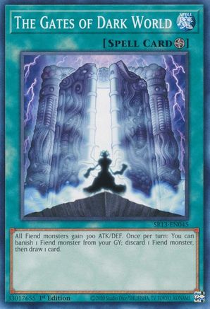 The Gates of Dark World (SR13-EN045) - Structure Deck: Dark World 1st Edition - Premium Yugioh Single from Konami - Just $0.25! Shop now at Game Crave Tournament Store