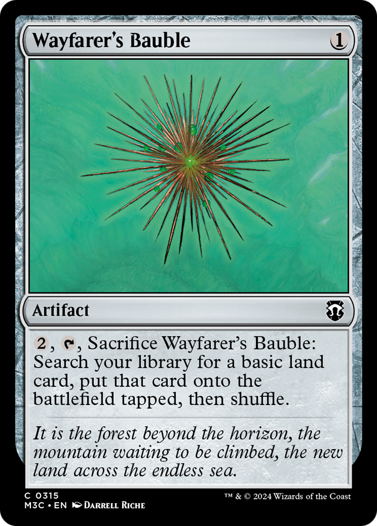 Wayfarer's Bauble (M3C-315) - Modern Horizons 3 Commander - Premium MTG Single from Wizards of the Coast - Just $0.25! Shop now at Game Crave Tournament Store