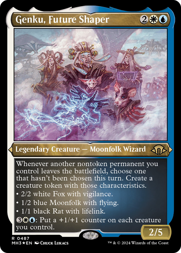 Genku, Future Shaper (MH3-487) - Modern Horizons 3 Etched Foil - Premium MTG Single from Wizards of the Coast - Just $0.37! Shop now at Game Crave Tournament Store