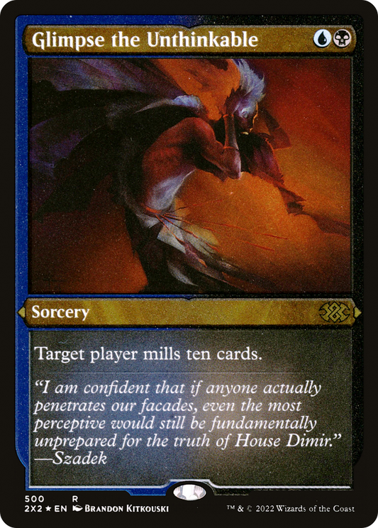 Glimpse the Unthinkable (Foil Etched) (2X2-500) - Double Masters 2022 Foil