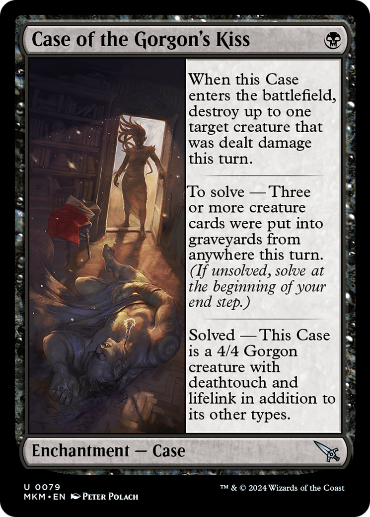 Case of the Gorgon's Kiss (MKM-079) - Murders at Karlov Manor - Premium MTG Single from Wizards of the Coast - Just $0.26! Shop now at Game Crave Tournament Store