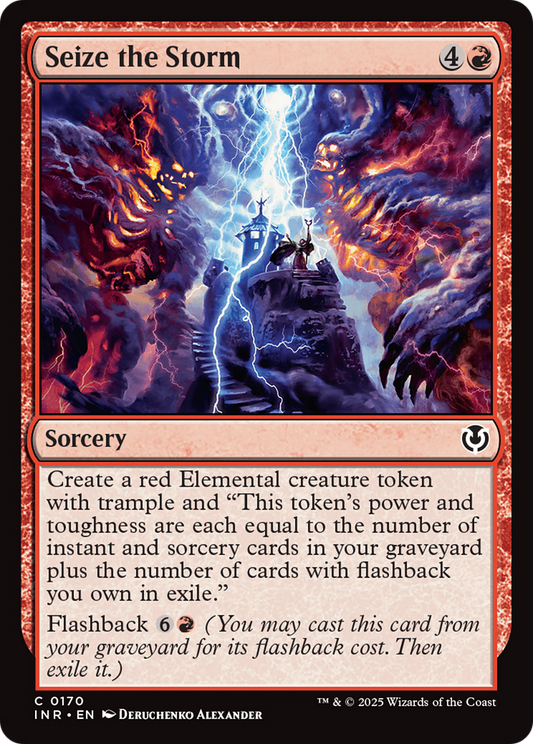Seize the Storm (-170) - Innistrad Remastered Foil - Premium MTG Single from Wizards of the Coast - Just $0.25! Shop now at Game Crave Tournament Store