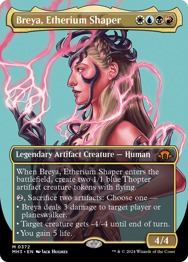 Breya, Etherium Shaper (MH3-372) - Modern Horizons 3 (Borderless) - Premium MTG Single from Wizards of the Coast - Just $0.70! Shop now at Game Crave Tournament Store