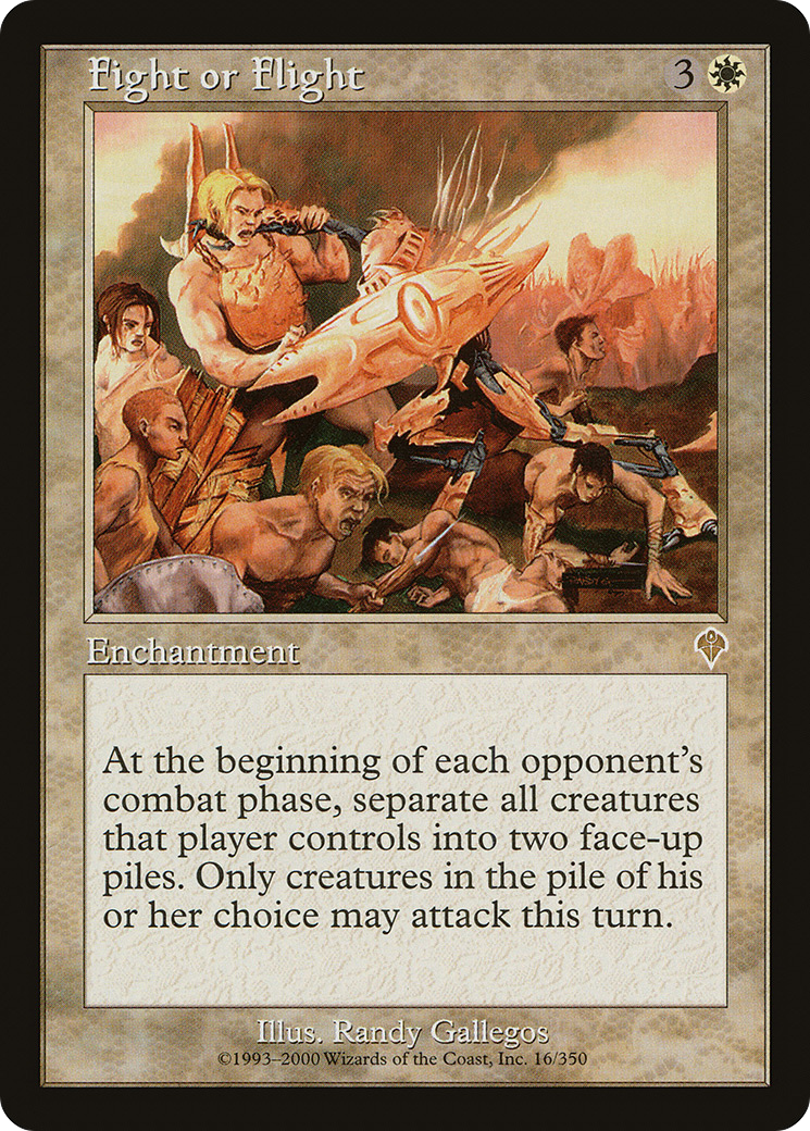 Fight or Flight (INV-016) - Invasion - Premium MTG Single from Wizards of the Coast - Just $1.58! Shop now at Game Crave Tournament Store
