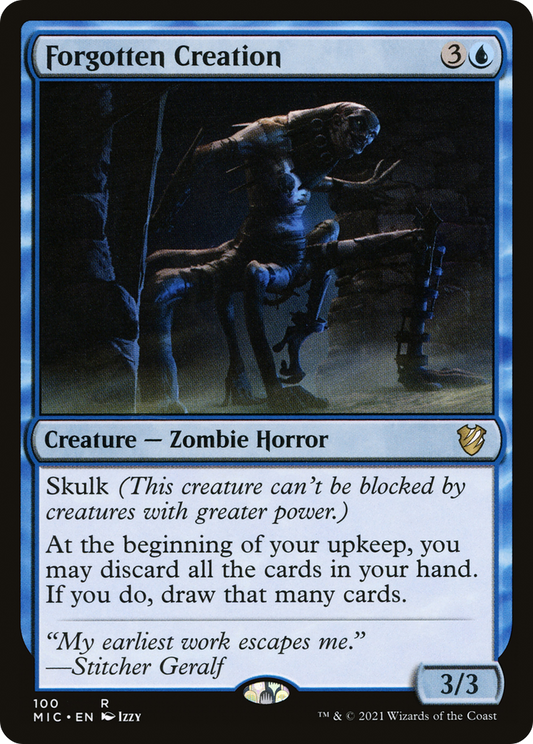 Forgotten Creation (MIC-100) - Midnight Hunt Commander - Premium MTG Single from Wizards of the Coast - Just $0.26! Shop now at Game Crave Tournament Store