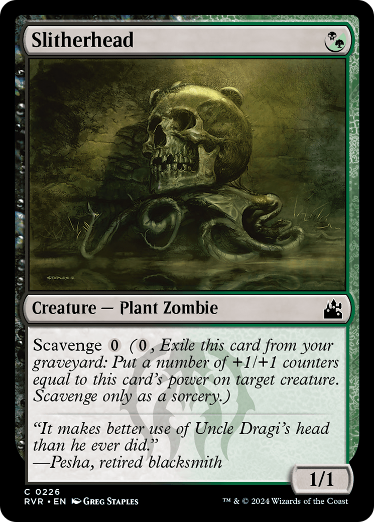 Slitherhead (RVR-226) - Ravnica Remastered Foil - Premium MTG Single from Wizards of the Coast - Just $0.25! Shop now at Game Crave Tournament Store