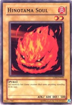 Hinotama Soul (LOB-EN026) - Legend of Blue Eyes White Dragon (Worldwide English) Unlimited - Premium Yugioh Single from Konami - Just $0.30! Shop now at Game Crave Tournament Store