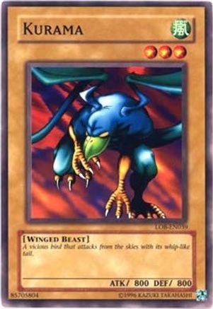 Kurama (LOB-EN039) - Legend of Blue Eyes White Dragon (Worldwide English) Unlimited - Premium Yugioh Single from Konami - Just $0.25! Shop now at Game Crave Tournament Store