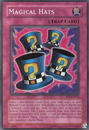 Magical Hats (PSV-EN033) - Pharaoh's Servant (Worldwide English) Unlimited - Premium Yugioh Single from Konami - Just $19.72! Shop now at Game Crave Tournament Store