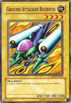 Ground Attacker Bugroth (MRD-EN022) - Metal Raiders (Worldwide English) Unlimited - Premium Yugioh Single from Konami - Just $0.80! Shop now at Game Crave Tournament Store
