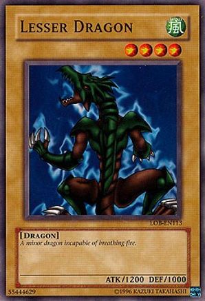 Lesser Dragon (LOB-EN113) - Legend of Blue Eyes White Dragon (Worldwide English) Unlimited - Premium Yugioh Single from Konami - Just $0.39! Shop now at Game Crave Tournament Store