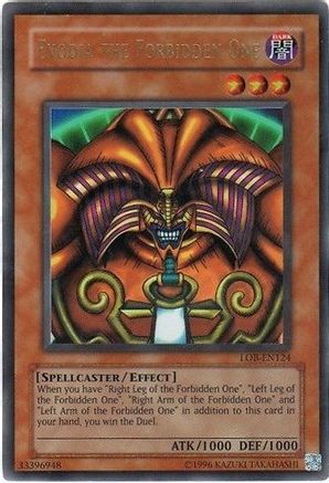 Exodia the Forbidden One (LOB-EN124) - Legend of Blue Eyes White Dragon (Worldwide English) Unlimited - Premium Yugioh Single from Konami - Just $16.81! Shop now at Game Crave Tournament Store