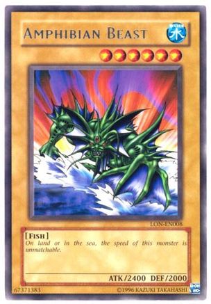 Amphibian Beast (LON-EN008) - Labyrinth of Nightmare (Worldwide English) Unlimited - Premium Yugioh Single from Konami - Just $0.39! Shop now at Game Crave Tournament Store