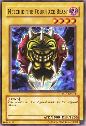 Melchid the Four-Face Beast (LON-EN012) - Labyrinth of Nightmare (Worldwide English) Unlimited - Premium Yugioh Single from Konami - Just $0.80! Shop now at Game Crave Tournament Store