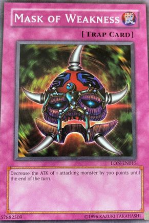 Mask of Weakness (LON-EN015) - Labyrinth of Nightmare (Worldwide English) - Premium Yugioh Single from Konami - Just $0.28! Shop now at Game Crave Tournament Store
