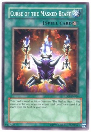 Curse of the Masked Beast (LON-EN016) - Labyrinth of Nightmare (Worldwide English) - Premium Yugioh Single from Konami - Just $0.25! Shop now at Game Crave Tournament Store