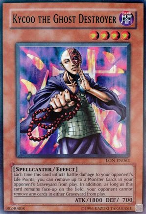 Kycoo the Ghost Destroyer (LON-EN062) - Labyrinth of Nightmare (Worldwide English) Unlimited - Premium Yugioh Single from Konami - Just $5.67! Shop now at Game Crave Tournament Store