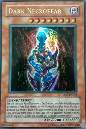 Dark Necrofear (LON-EN065) - Labyrinth of Nightmare (Worldwide English) - Premium Yugioh Single from Konami - Just $1.96! Shop now at Game Crave Tournament Store