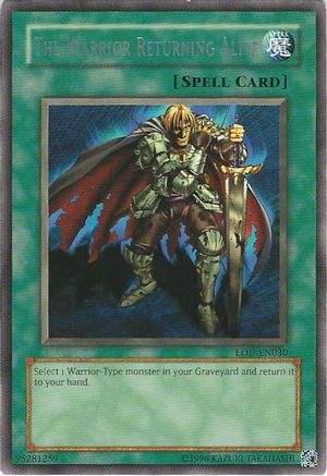The Warrior Returning Alive (LOD-EN030) - Legacy of Darkness (Worldwide English) Unlimited - Premium Yugioh Single from Konami - Just $0.38! Shop now at Game Crave Tournament Store