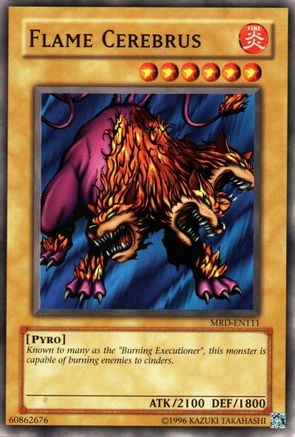 Flame Cerebrus (MRD-EN111) - Metal Raiders (Worldwide English) Unlimited - Premium Yugioh Single from Konami - Just $0.71! Shop now at Game Crave Tournament Store