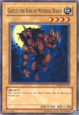 Gazelle the King of Mythical Beasts (MRD-EN124) - Metal Raiders (Worldwide English) Unlimited - Premium Yugioh Single from Konami - Just $1.59! Shop now at Game Crave Tournament Store
