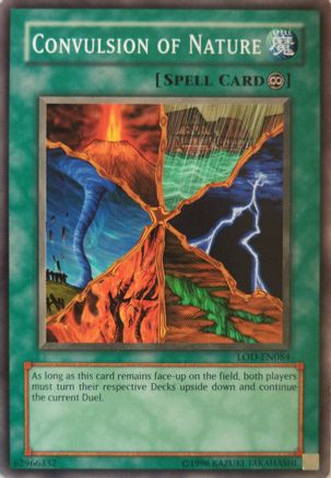 Convulsion of Nature (LOD-EN084) - Legacy of Darkness (Worldwide English) Unlimited - Premium Yugioh Single from Konami - Just $0.25! Shop now at Game Crave Tournament Store
