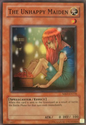 The Unhappy Maiden (MRD-EN134) - Metal Raiders (Worldwide English) Unlimited - Premium Yugioh Single from Konami - Just $0.79! Shop now at Game Crave Tournament Store