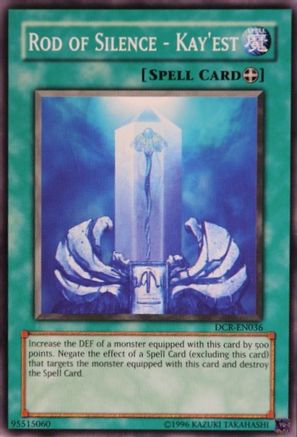 Rod of Silence - Kay'est (DCR-EN036) - Dark Crisis (Worldwide English) Unlimited - Premium Yugioh Single from Konami - Just $0.52! Shop now at Game Crave Tournament Store