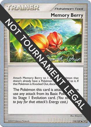 Memory Berry - 2009 (David Cohen) 110 - World Championship Decks