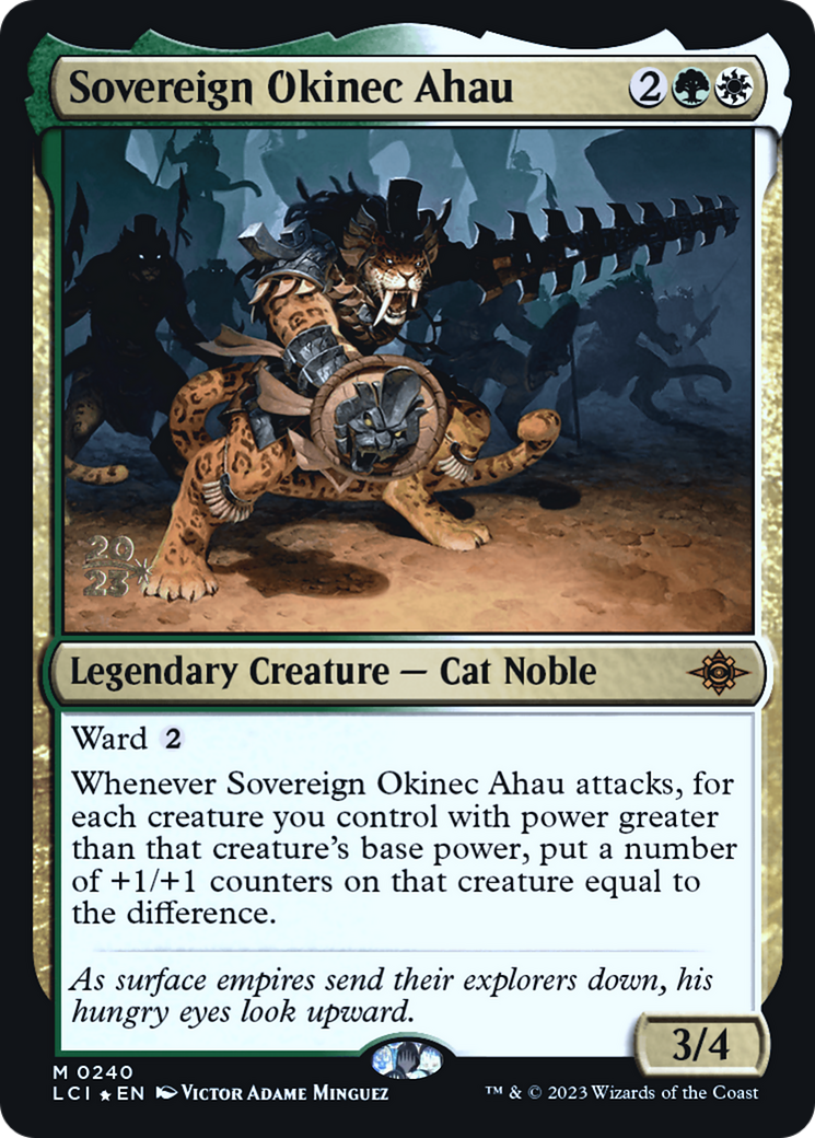 Sovereign Okinec Ahau (PLCI-240S) - The Lost Caverns of Ixalan Promos Foil - Premium MTG Single from Wizards of the Coast - Just $3.74! Shop now at Game Crave Tournament Store