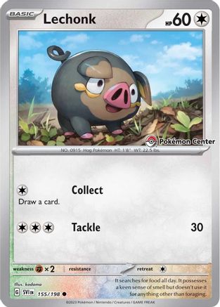 Lechonk [Pokemon Center] 155 - SV Scarlet & Violet Promo Cards Holofoil