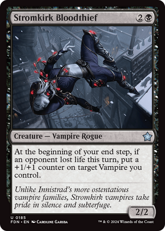 Stromkirk Bloodthief (FDN-185) - Foundations - Premium MTG Single from Wizards of the Coast - Just $0.25! Shop now at Game Crave Tournament Store