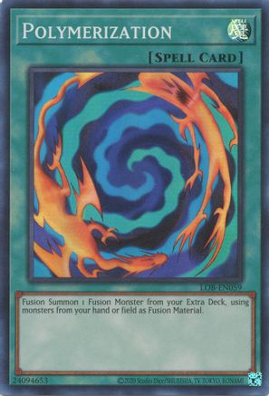 Polymerization (LOB-EN059) - Legend of Blue Eyes White Dragon (25th Anniversary Edition) Unlimited - Premium Yugioh Single from Konami - Just $0.82! Shop now at Game Crave Tournament Store