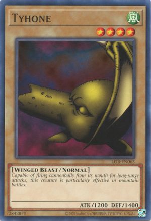Tyhone (LOB-EN063) - Legend of Blue Eyes White Dragon (25th Anniversary Edition) Unlimited - Premium Yugioh Single from Konami - Just $0.25! Shop now at Game Crave Tournament Store