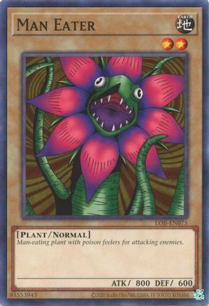 Man Eater (LOB-EN075) - Legend of Blue Eyes White Dragon (25th Anniversary Edition) Unlimited - Premium Yugioh Single from Konami - Just $0.25! Shop now at Game Crave Tournament Store