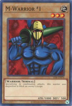 M-Warrior #1 (LOB-EN076) - Legend of Blue Eyes White Dragon (25th Anniversary Edition) Unlimited - Premium Yugioh Single from Konami - Just $0.25! Shop now at Game Crave Tournament Store