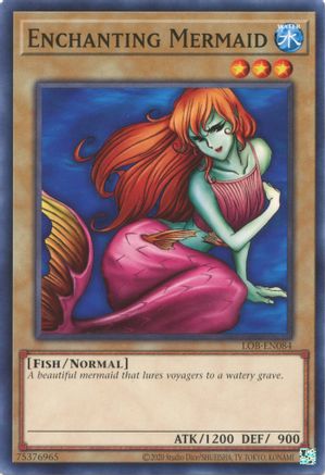 Enchanting Mermaid (LOB-EN084) - Legend of Blue Eyes White Dragon (25th Anniversary Edition) Unlimited - Premium Yugioh Single from Konami - Just $0.25! Shop now at Game Crave Tournament Store