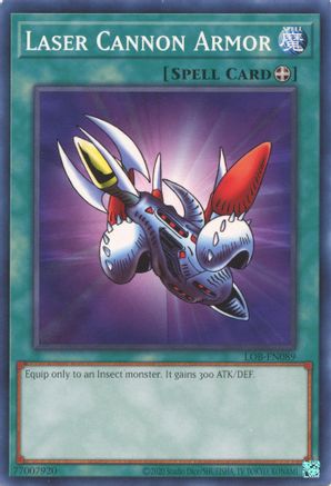 Laser Cannon Armor (LOB-EN089) - Legend of Blue Eyes White Dragon (25th Anniversary Edition) Unlimited - Premium Yugioh Single from Konami - Just $0.25! Shop now at Game Crave Tournament Store