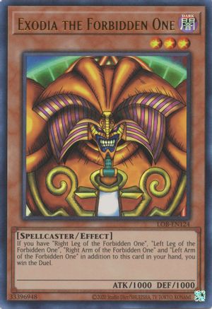 Exodia the Forbidden One (LOB-EN124) - Legend of Blue Eyes White Dragon (25th Anniversary Edition) Unlimited - Premium Yugioh Single from Konami - Just $14.29! Shop now at Game Crave Tournament Store