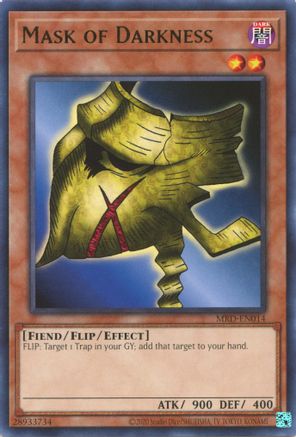 Mask of Darkness (MRD-EN014) - Metal Raiders (25th Anniversary Edition) Unlimited - Premium Yugioh Single from Konami - Just $0.33! Shop now at Game Crave Tournament Store