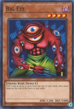 Big Eye (MRD-EN017) - Metal Raiders (25th Anniversary Edition) Unlimited - Premium Yugioh Single from Konami - Just $0.25! Shop now at Game Crave Tournament Store